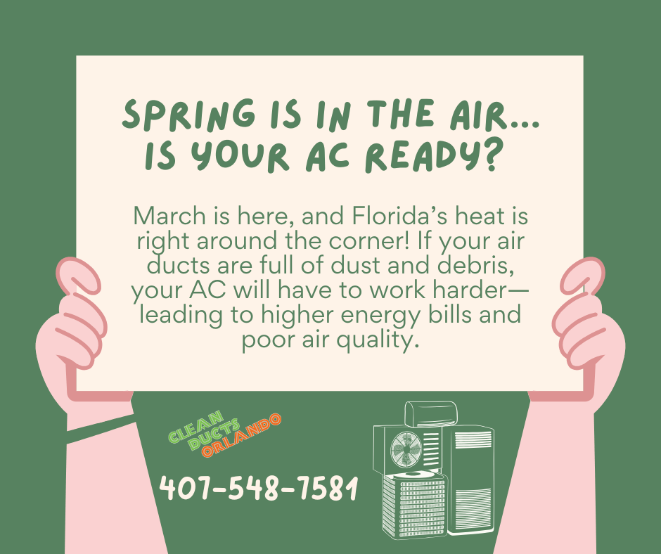 Air Duct Cleaning just in time for Spring.